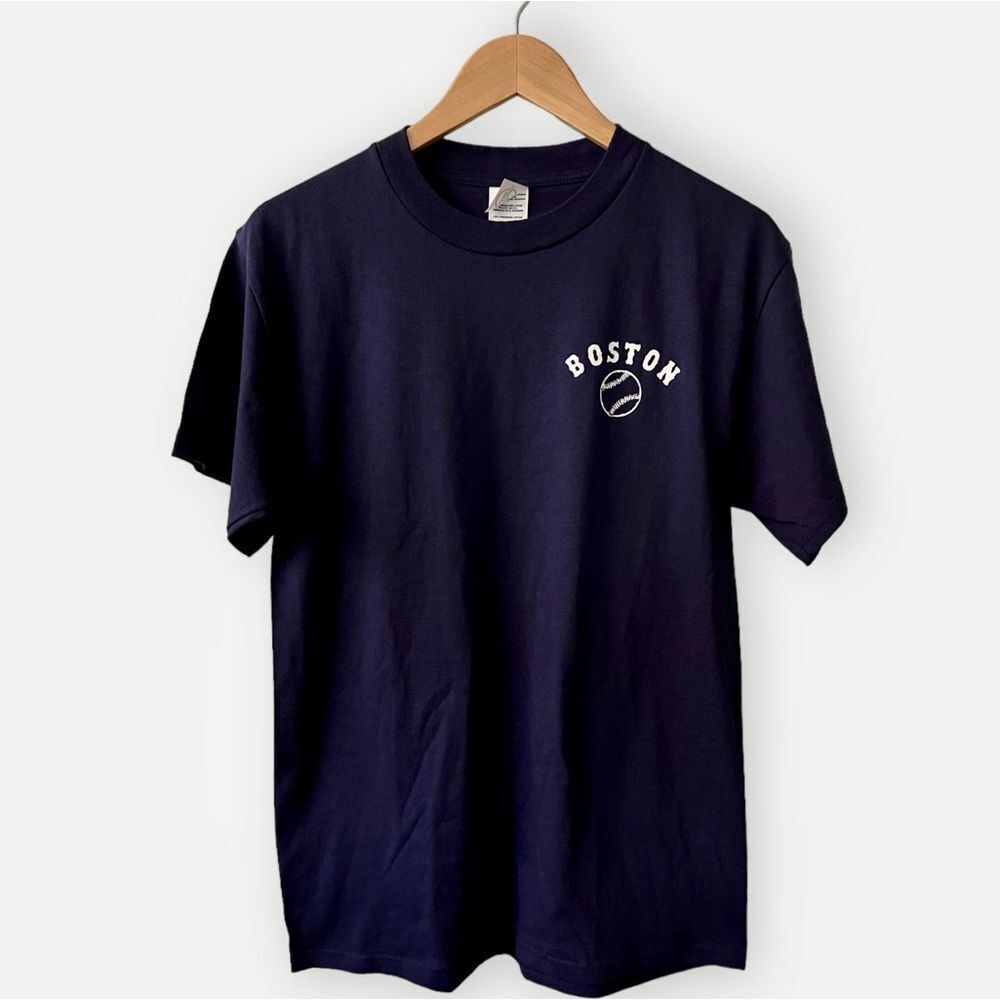 I Support 2 Teams, Boston and Whoever Beats New York VINTAGE Graphic Tee. Medium